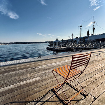 “Reserved.” Lake Union, Seattle.