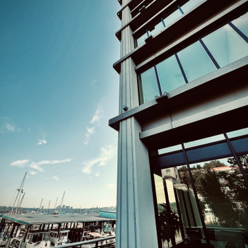 “Early morning blues.” Lake Union, Seattle.