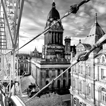 Leeds UK - fair ground in the centre of the city, saw this on the ride and pulled the iPhone out my pocket a quick snap !