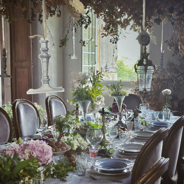 One of the most beautiful meals I had at Chateau de Gudanese this summer. What a feast!