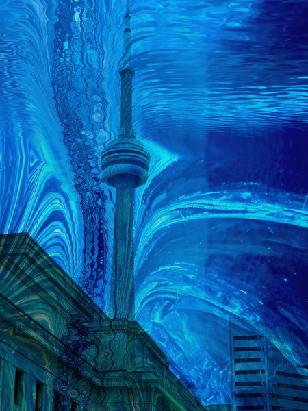 Carol Anne Bell-Smith — This image was taken at dusk, Downtown Toronto and combined with another image of Toronto architecture to create an ethereal multiple exposure.