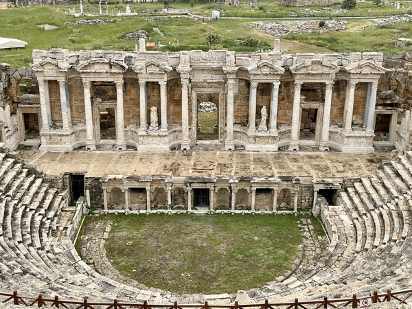 Maurizio Zanetti — Türkiye, Hierapolis. The well-preserved ancient Roman Theater reminds us of a piece of ancient Turkish history.
