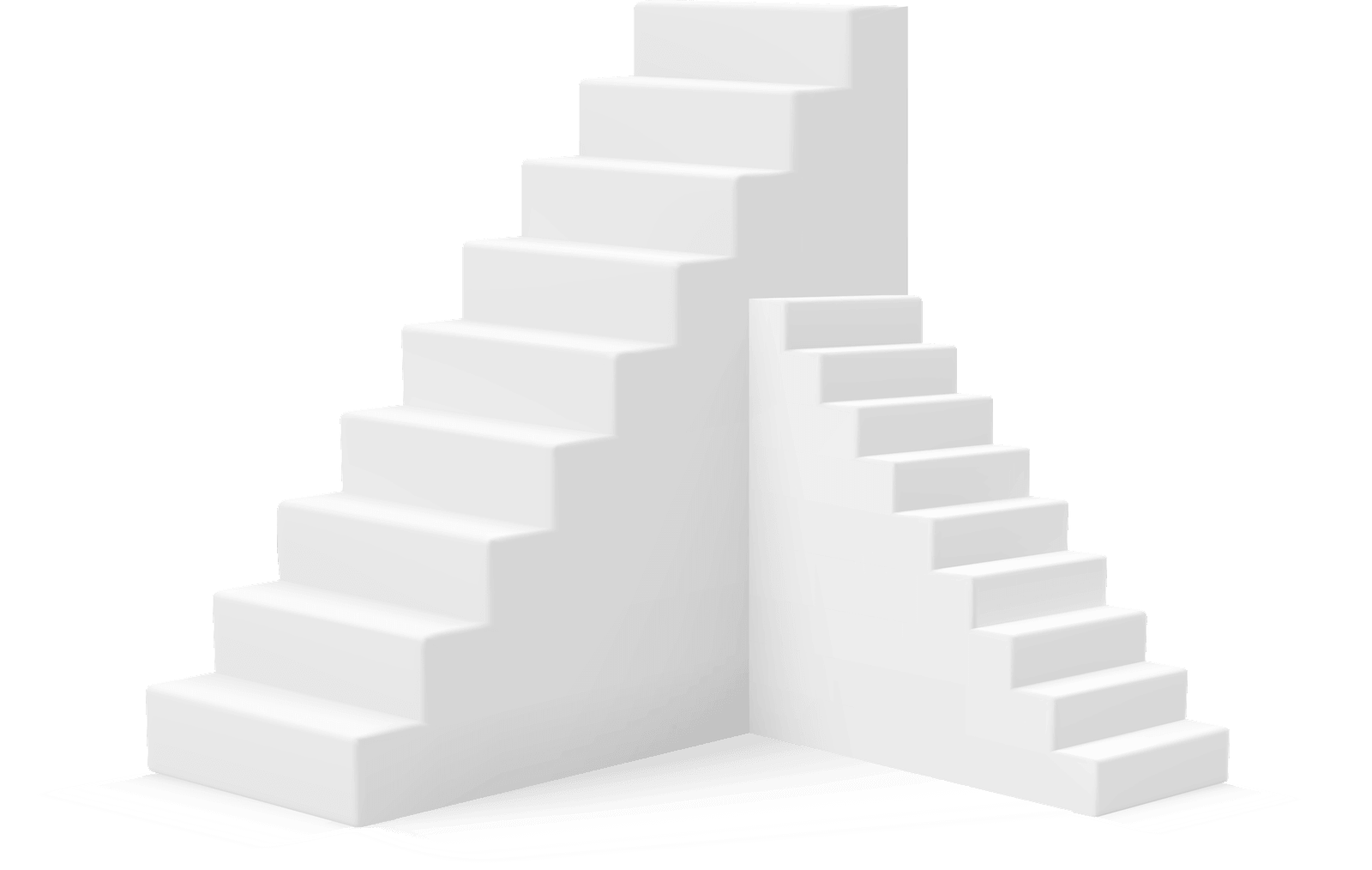 Career progress stairs