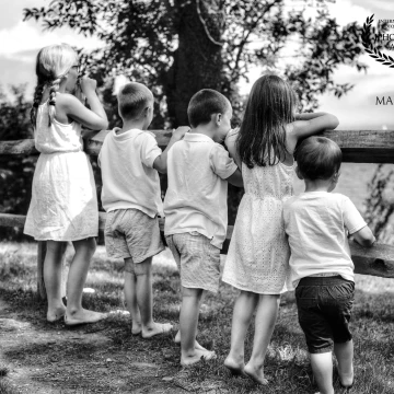 The beauty of childhood, the essence of summer. Watching children imagine and visualize the sights of summer. A moment in time, captured. 