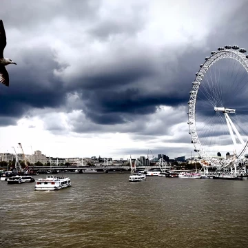 "Bird's Eye View" London, England.