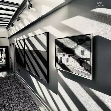 "Hall of Shadows." Westlake Union, Seattle.