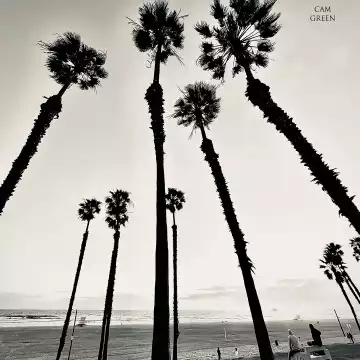 "Leaning in." Huntington Beach, California.