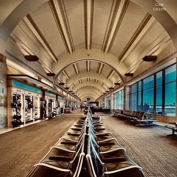 "Flyin' solo." John Wayne Airport, Santa Ana, CA.