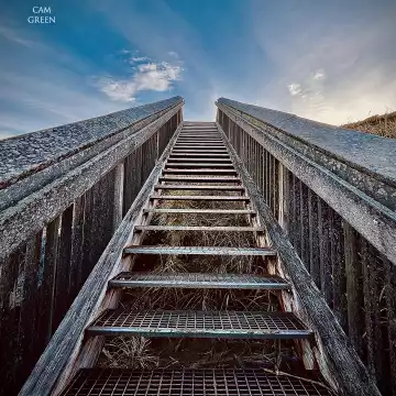 “Stairway to…” Bandon, Oregon.