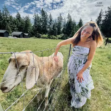 “Goat girl.” San Juan Island, WA.
