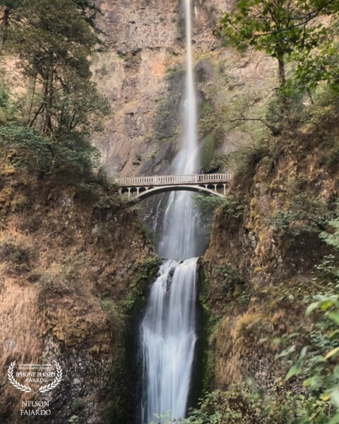 This morning hike shot at the base of the Multnomah water fall in Oregon was stunning specially when there are still no tourists around.