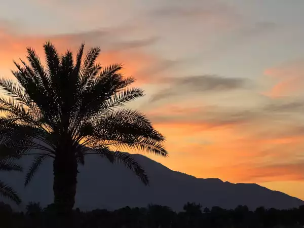 Sunset at Indian Wells, CA