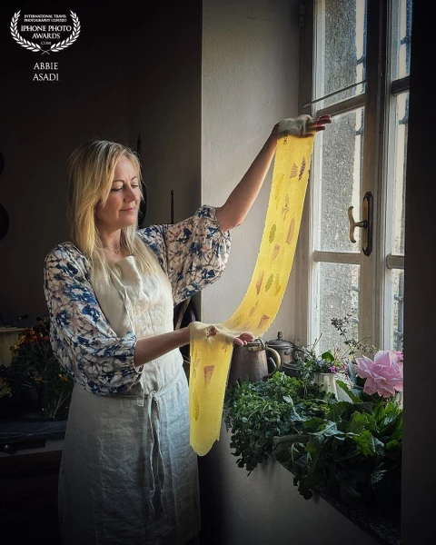 A Tuscan retreat exploring food and photography. We had this beautifully natural lit window that provided the best light to showcase the pasta.