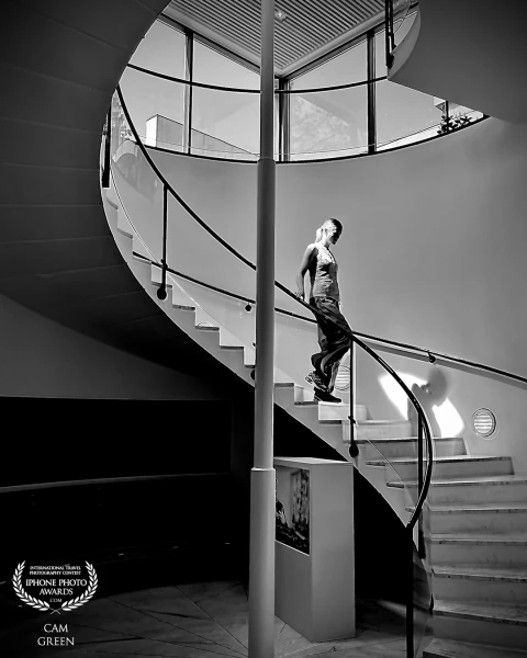 "Yinyang Staircase" Humlebæk, Denmark.