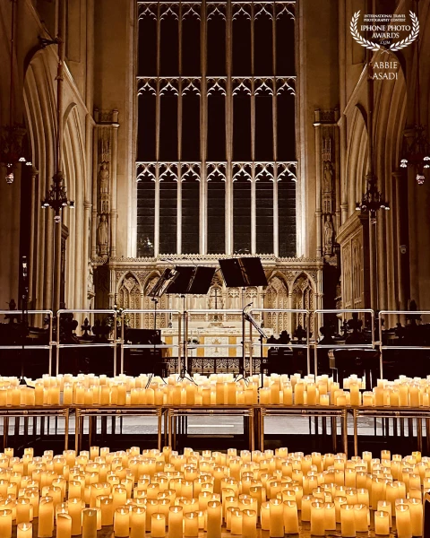 Coldplay by candlelight at Bath Abbey