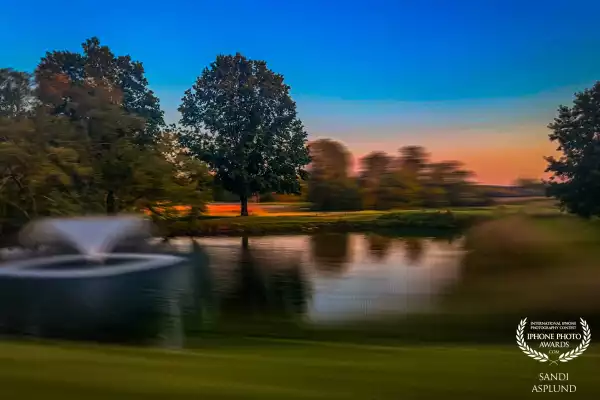 A colorful sunset displayed across a golf course in Chattanooga, Tennessee stopped me in my tracks. I simply had to capture it and a long exposure made it even more magical.