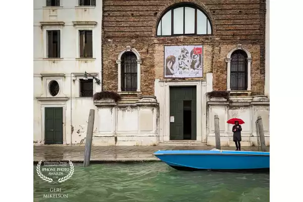 Venice, Italy on a rainy day.