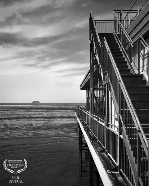 Weston-super-Mare beach located on the Bristol Chanel.<br />
29mm lens f2.2