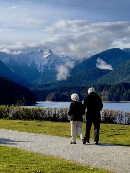 I encountered this sweet couple walking on my visit at Capilano River Regional Park in North Vancouv...