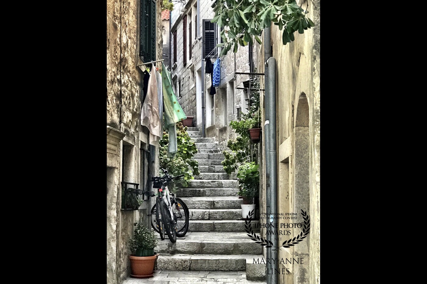 Korčula - one of the islands off the Dalmatian Coast, meandering the streets, don’t you just want to walk up those stairs and see where they take you?