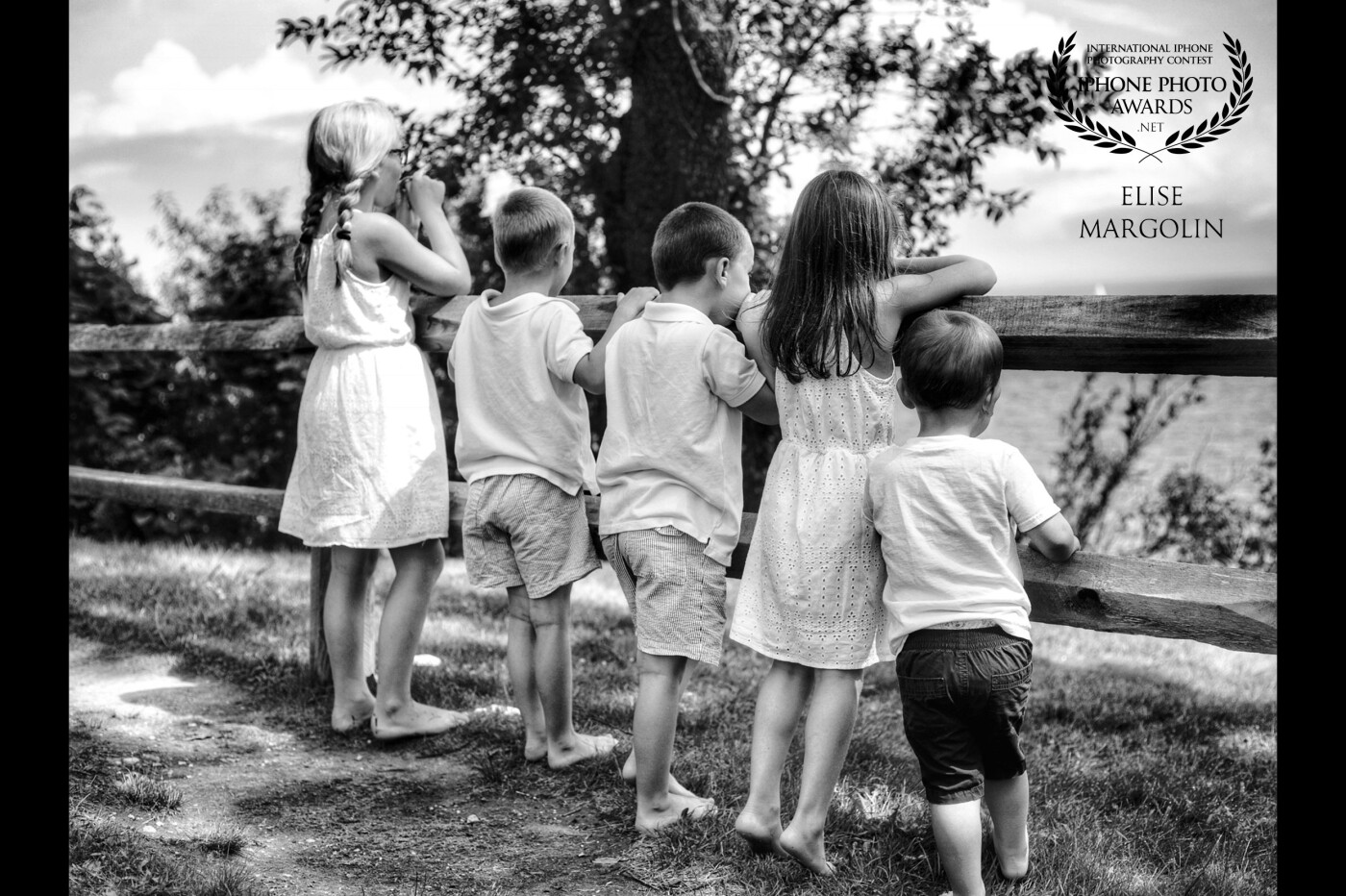 The beauty of childhood, the essence of summer. Watching children imagine and visualize the sights of summer. A moment in time, captured. 