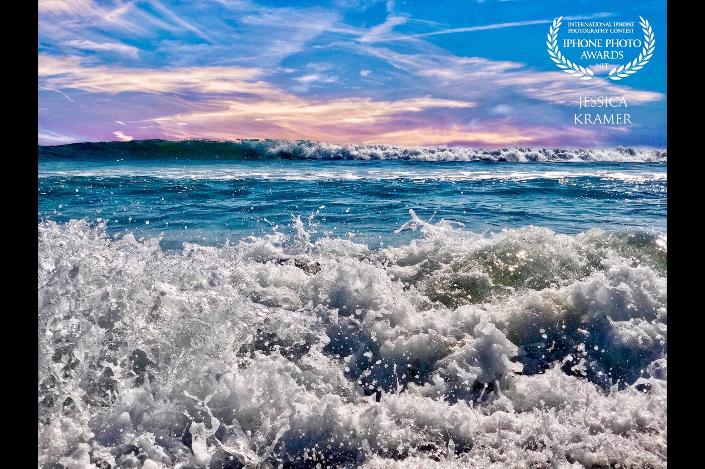 “To sit in silence at the shore, watch the waves, and hear the surf, is to appreciate the very breath and heartbeat of the Earth.” <br />
A summer day spent enjoying the beautiful sky and amazing ocean waves at my favorite local beach, Venice Beach, California. 