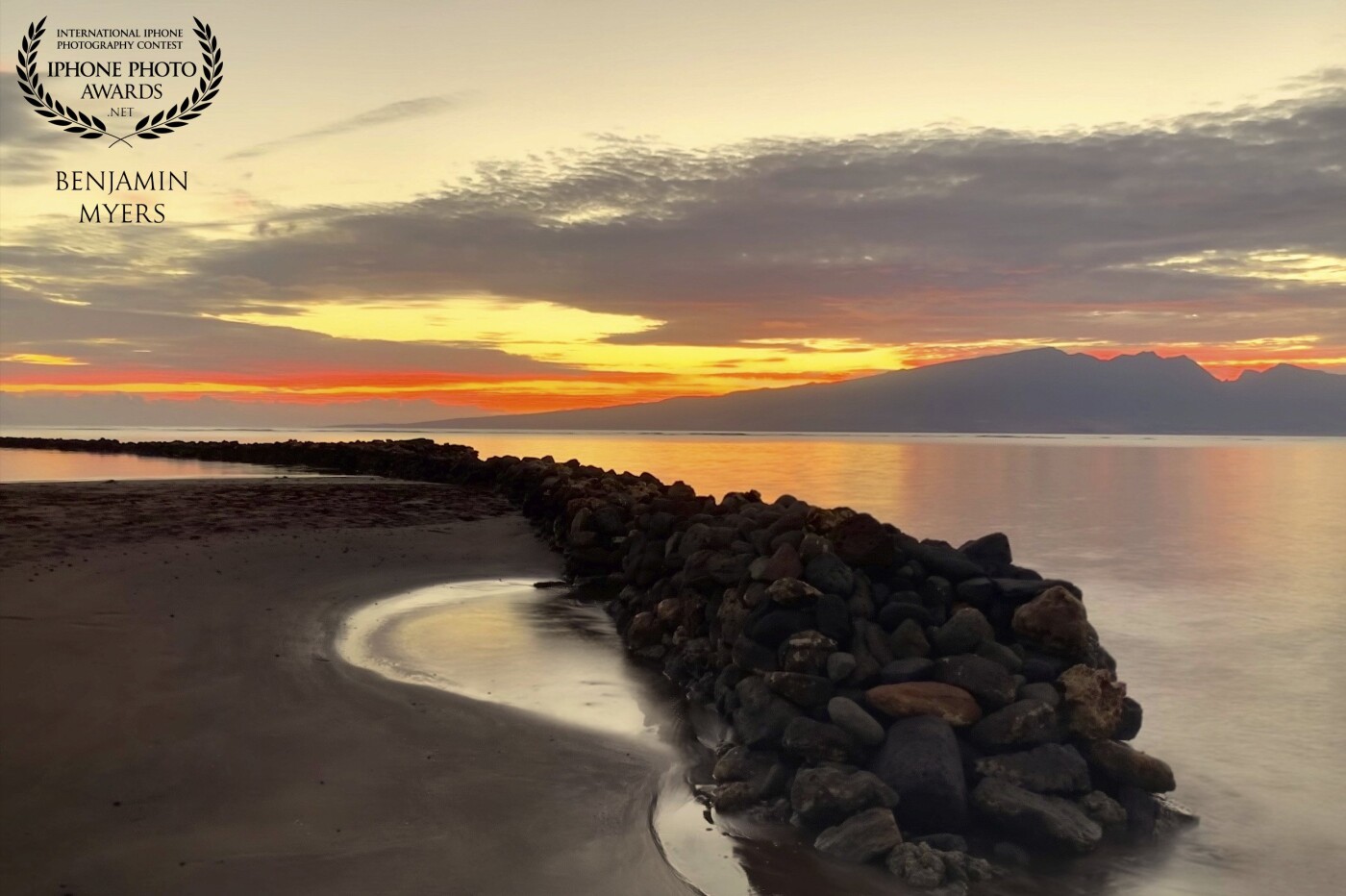 The experience this morning was spiritual for me. I was camping on Lana’i, and we were helping restore the rock wall for this ancient Hawaiian fish pond. The Sun came up over Maui with only the sound of the waves lapping on the shore. No traffic. No noise. Just peaceful reflection. 