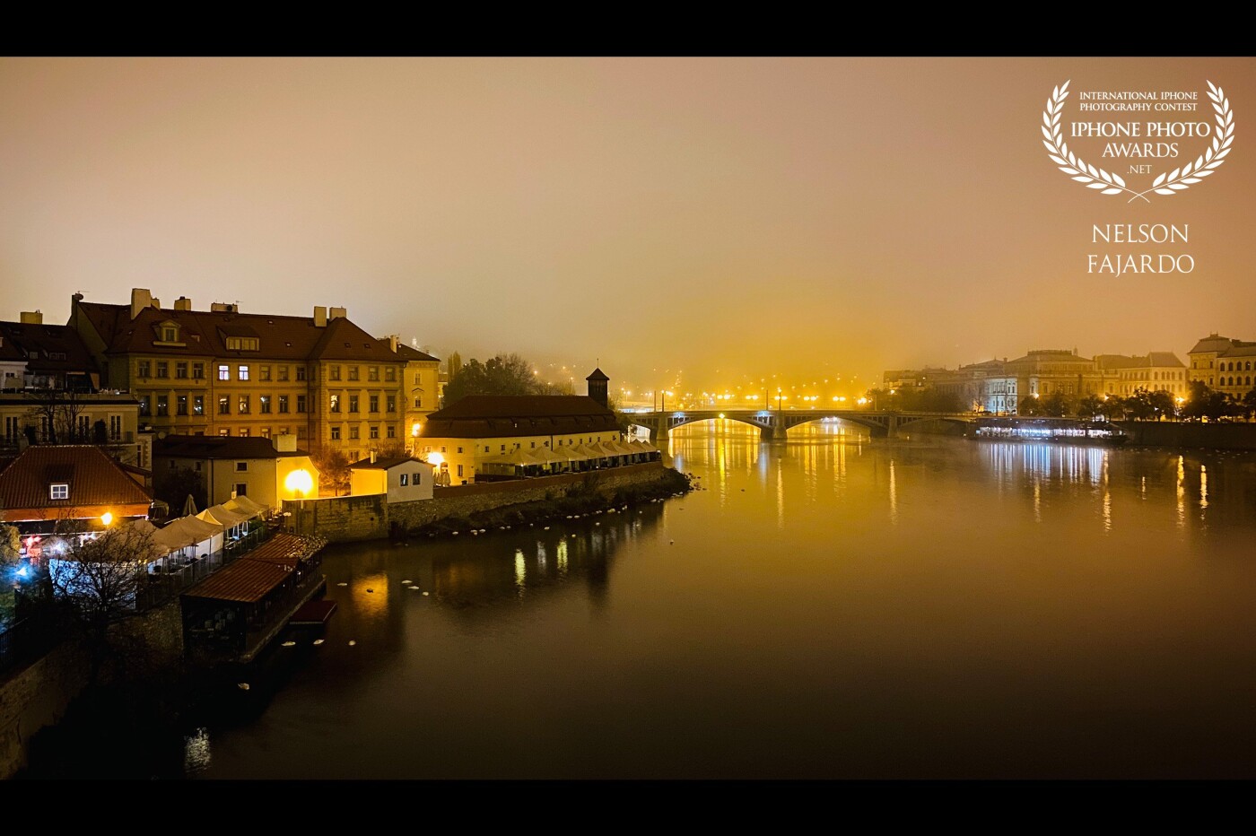 This shot was taken from the Charles bridge, with fog moving to the city giving that effect of softness and stillness. Taken at dawn, where most tourists are resting for another big day to follow.