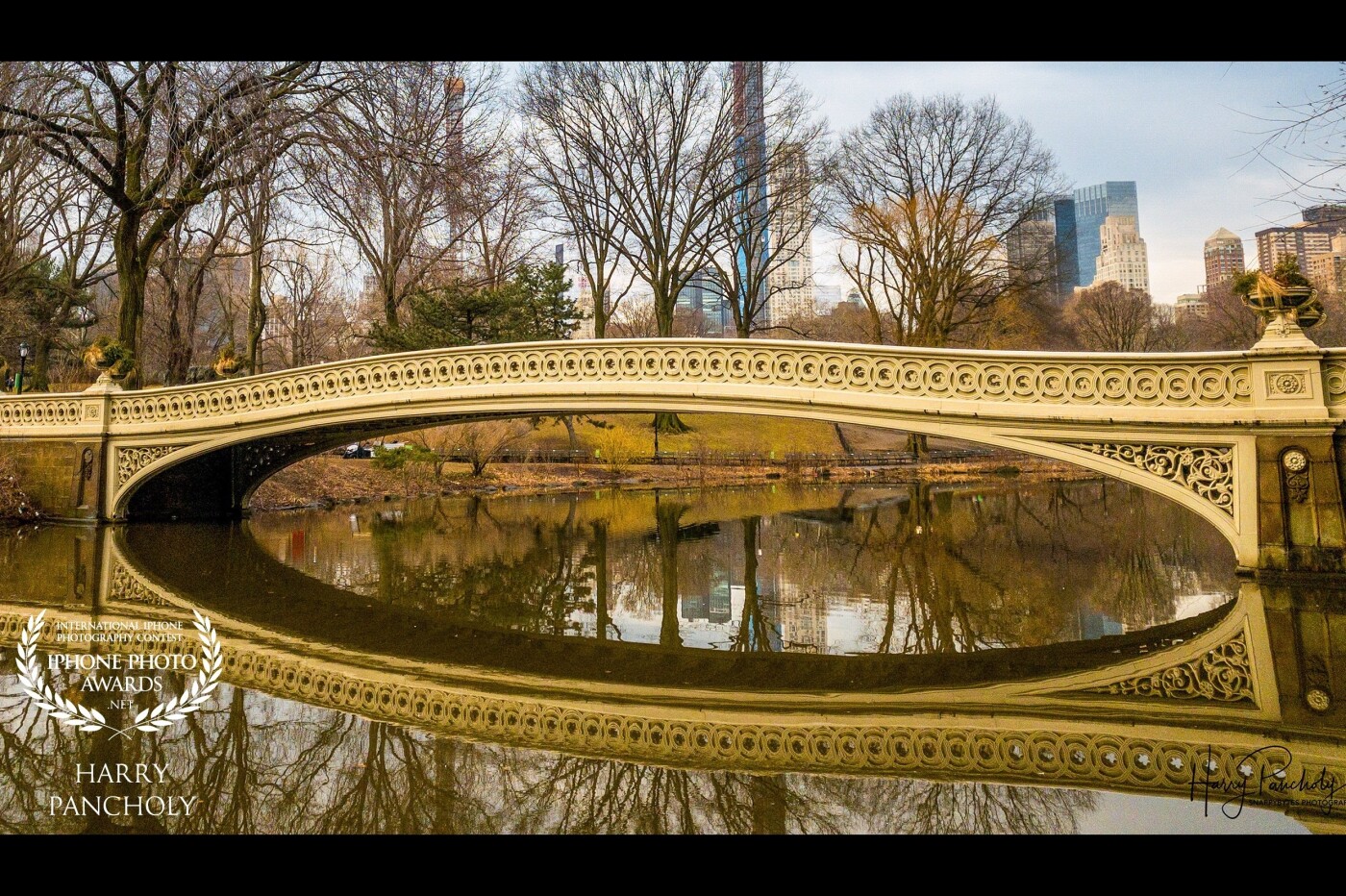 Shot this on a Friday morning at New York Central Park. There weren't many people as it was a cloudy Friday morning and was about to grab the shot without any people walking by.