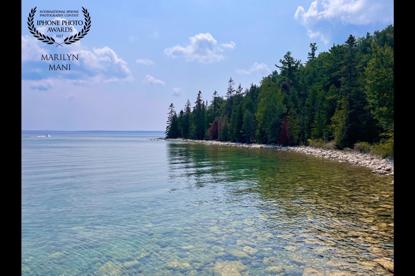 "If there is magic in this planet, it is contained in water"...The beautiful serene Lake Huron in Tobermory, Canada! The shoreline is simply gorgeous with the clear cool turquoise waters, the pebbles and rock beneath and the fragile forests along the shoreline. So soothing!