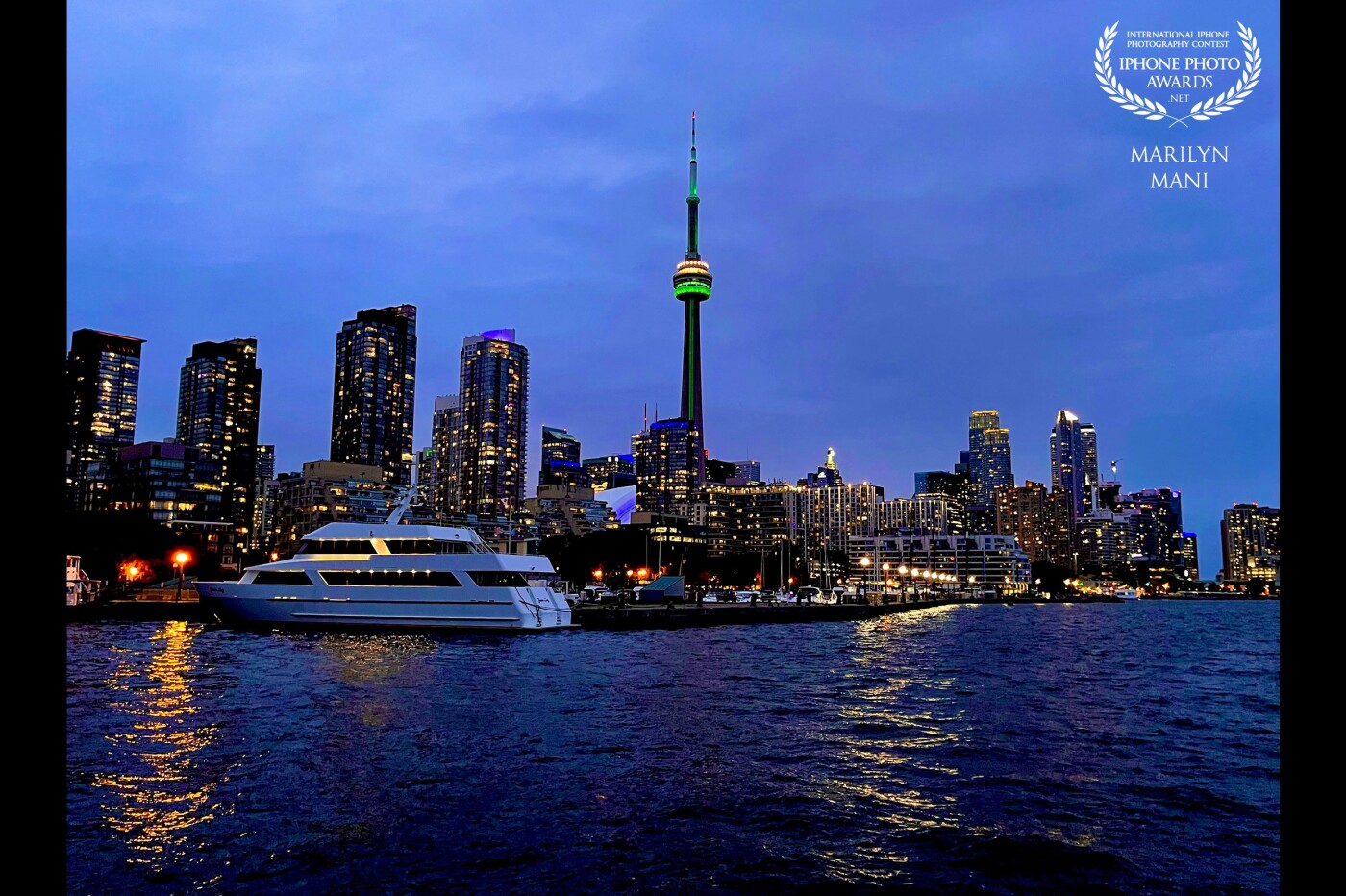 The majestic and dreamy sparkling Toronto skyline. My favourite spot along the waterfront to catch this gorgeous view of the night lights along the beautiful Lake Ontario!
