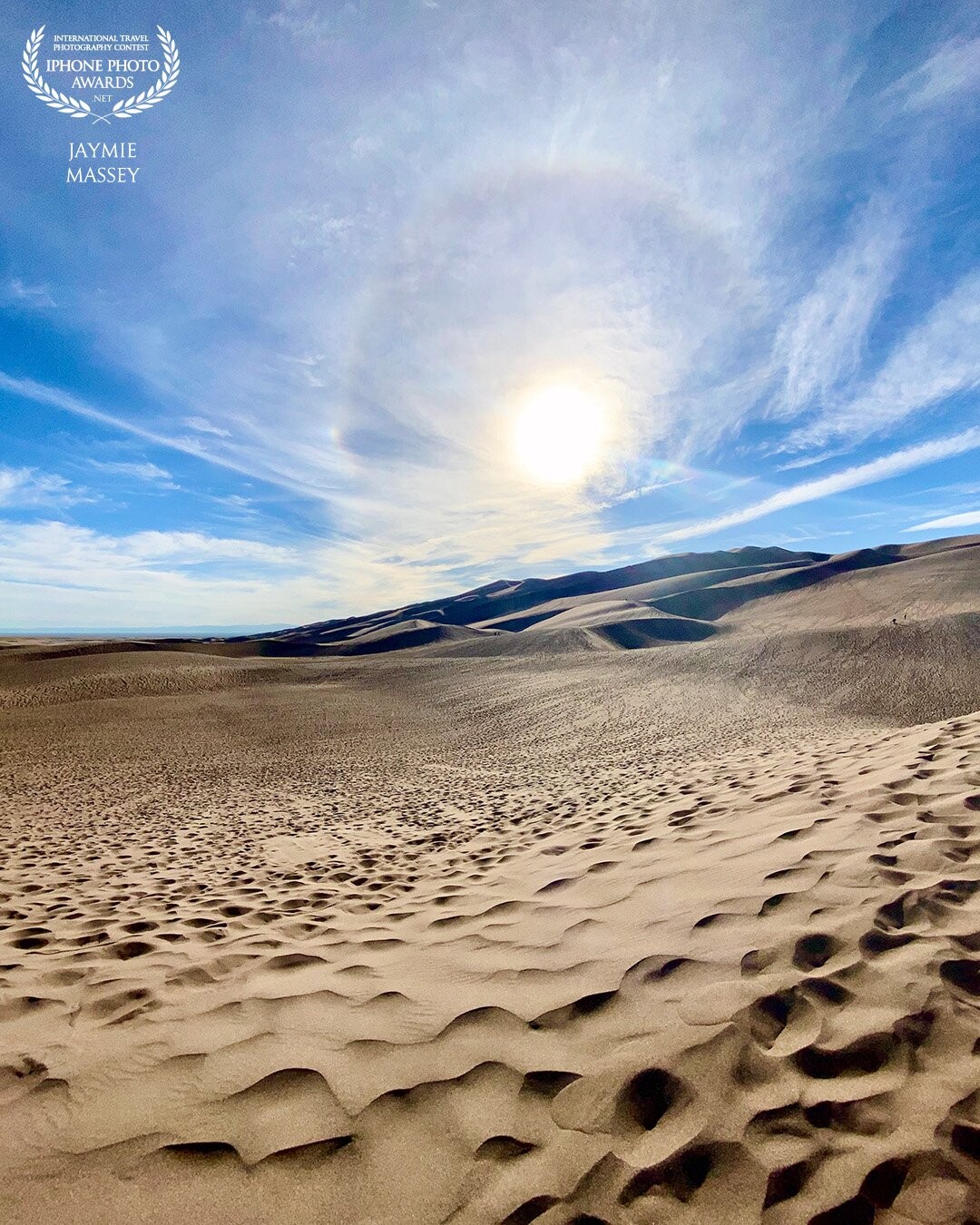 The unexpected sand dunes in Colorado are a playground for sand boarding and sand sledding. You can also just visit the Great Sand Dunes National Park and Preserve for the beauty of it.