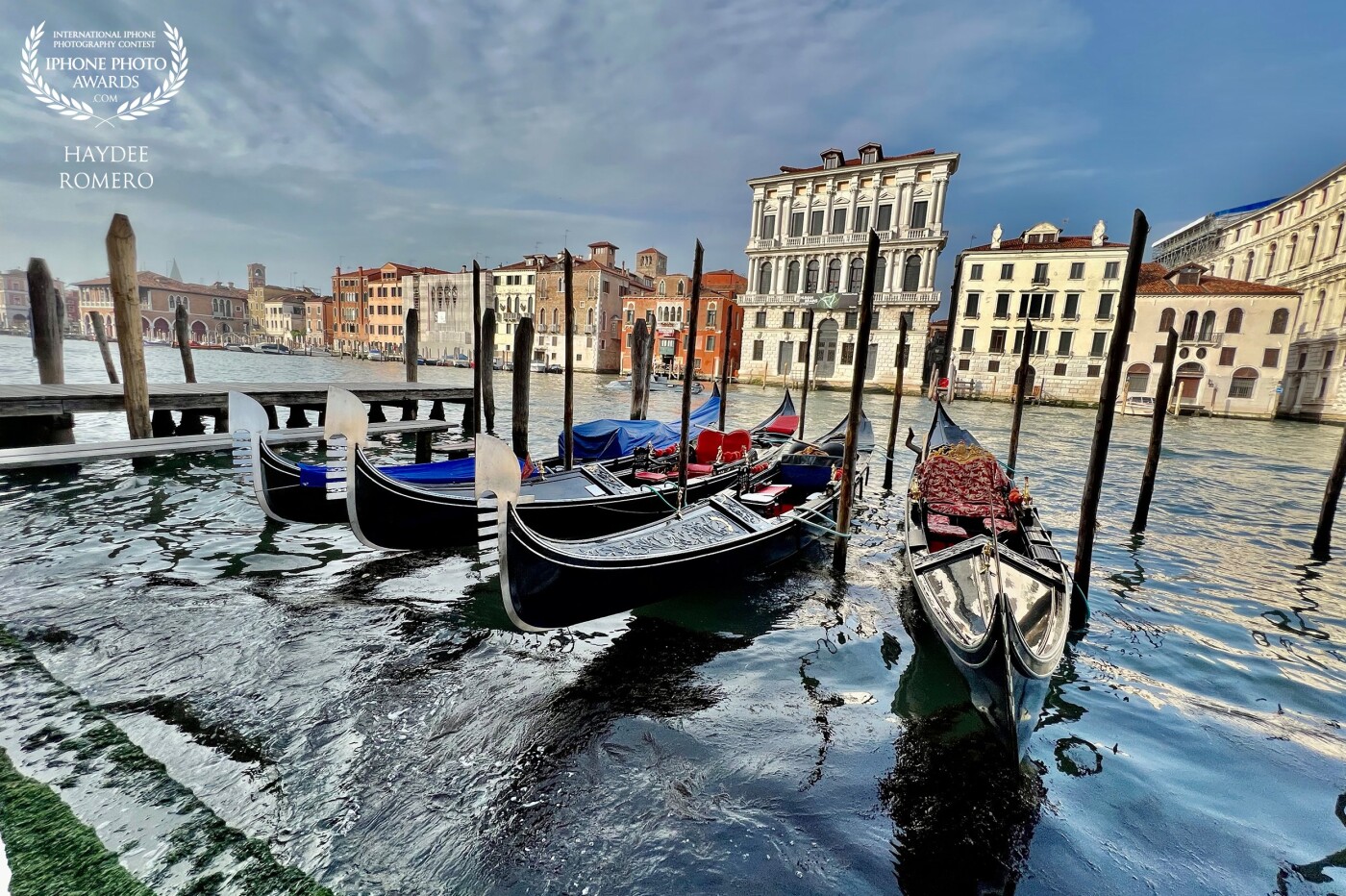 A gondola is a traditional narrow and long Venetian rowing boat. Although gondolas were the main means of transport in Venice centuries ago, today it carries tourists from one point of the city to the other.