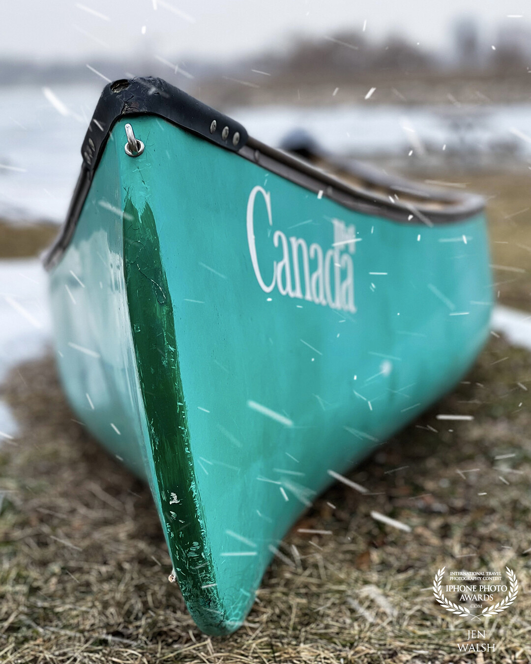 I found this canoe near the government building underneath a major local skyway.  The Canada Centre for Inland Waters is one of the world’s leading water-research complexes. There are several little islands in this area which house hundreds of birds.