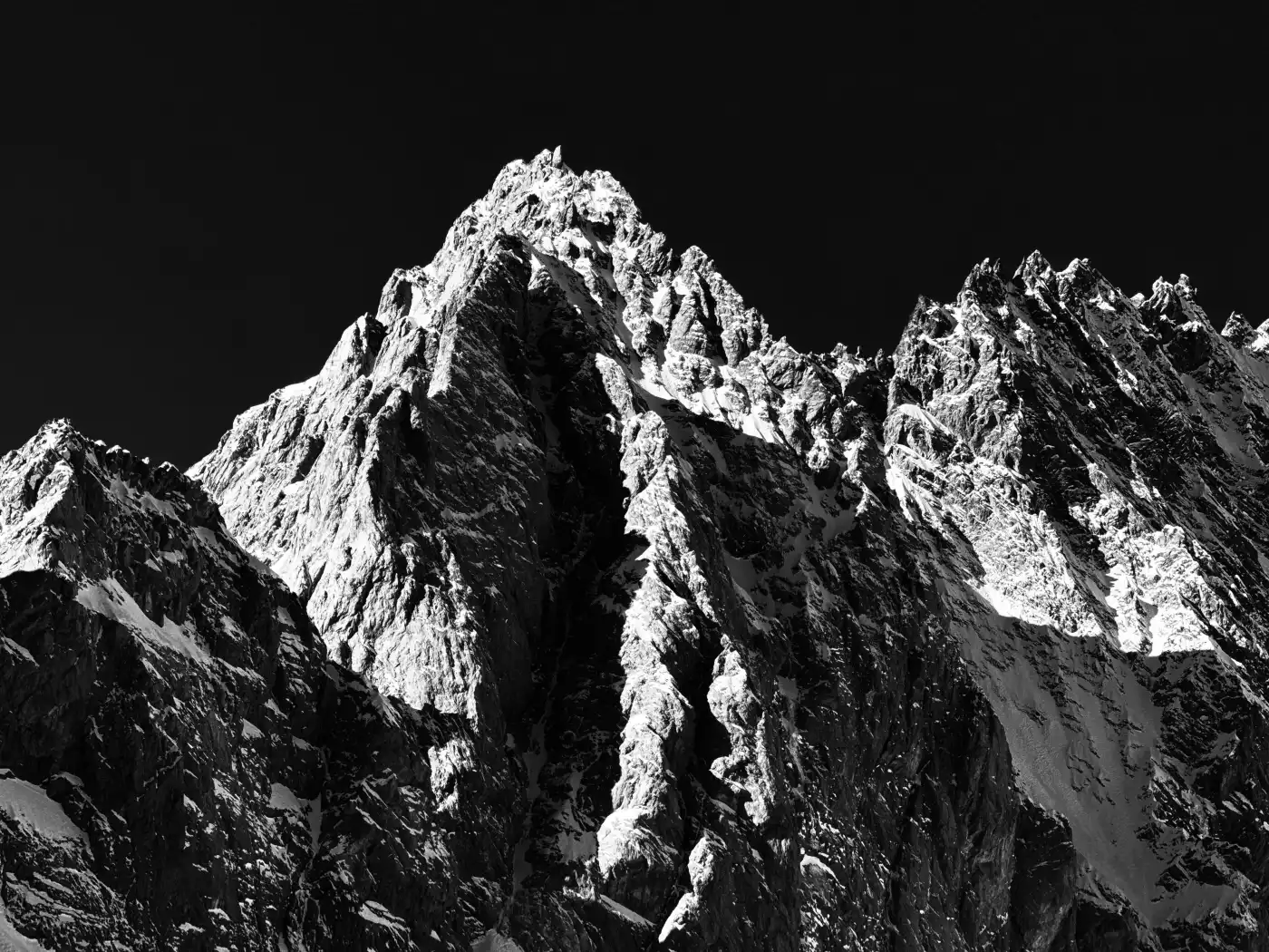 Silence, the sound of silence in B&W
The Jade Dragon Mountain in China.