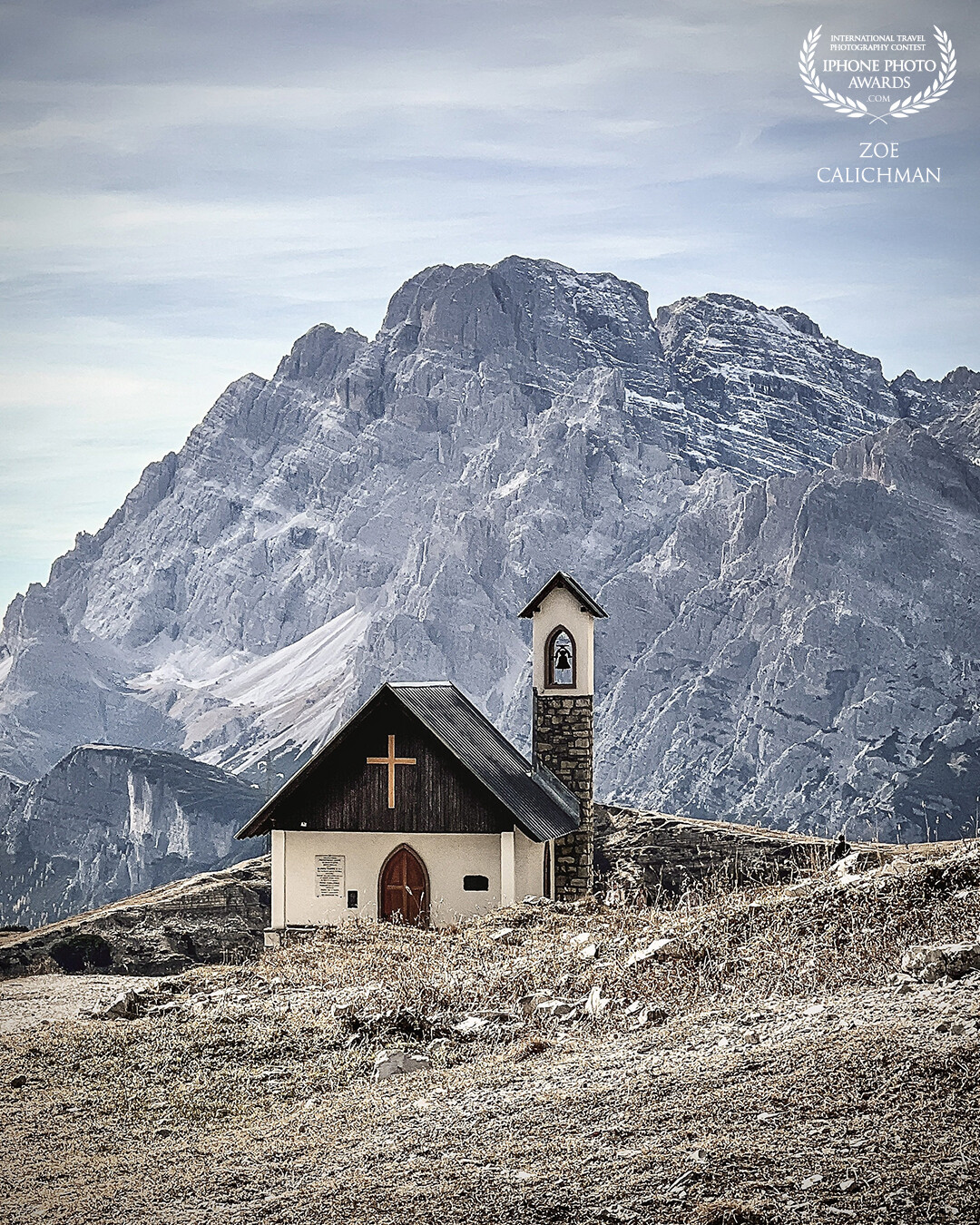 A tiny church in the Dolomites offering travelers a place to rest and reflect.