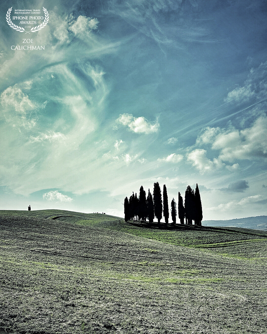 ValD’orcia, a region in Tuscany where massive rolling hills and lines of cypress trees form breathtaking scenery.
