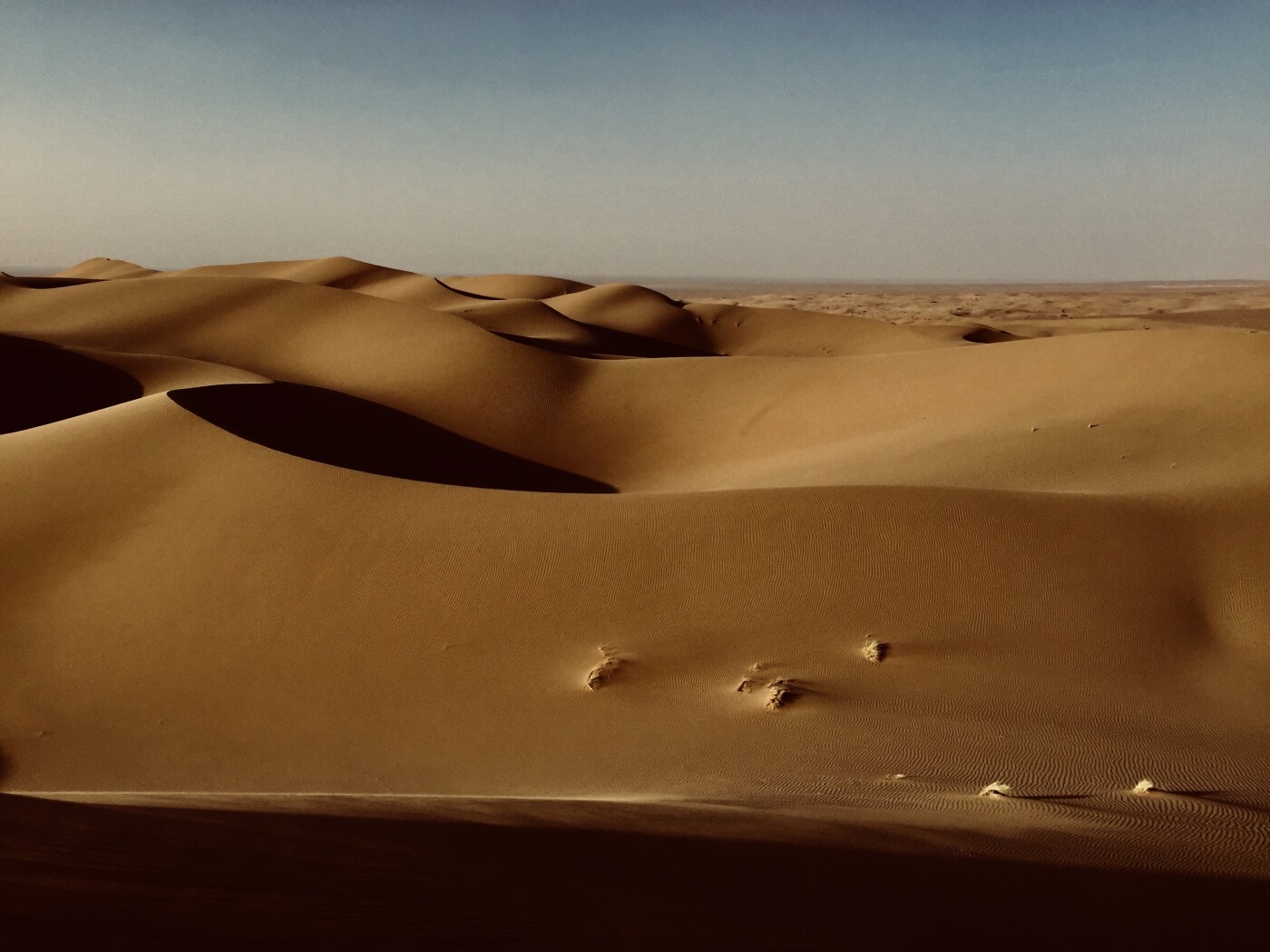 A sea of sand _ 02

Iran’s central desert, Dashte- kavir is an incredible place. In one of the bor...