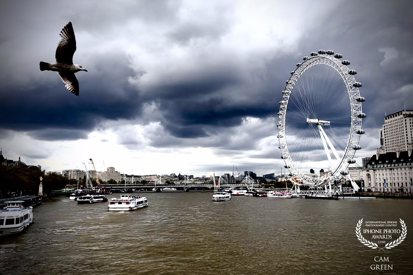 "Bird's Eye View" London, England.