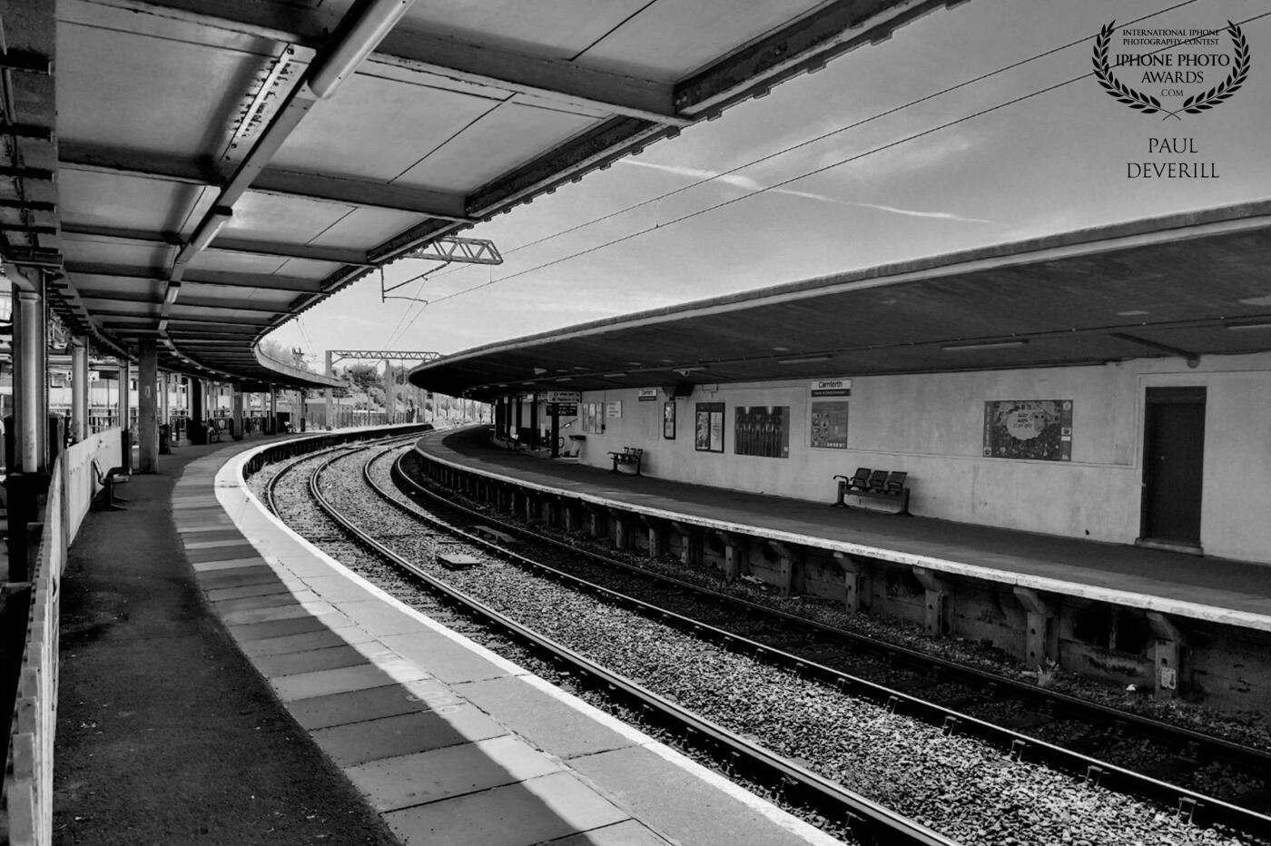 Taken at Carnforth in the UK a fast railway line trying too find another prospective. 26mm. f1.6 . 1.887s