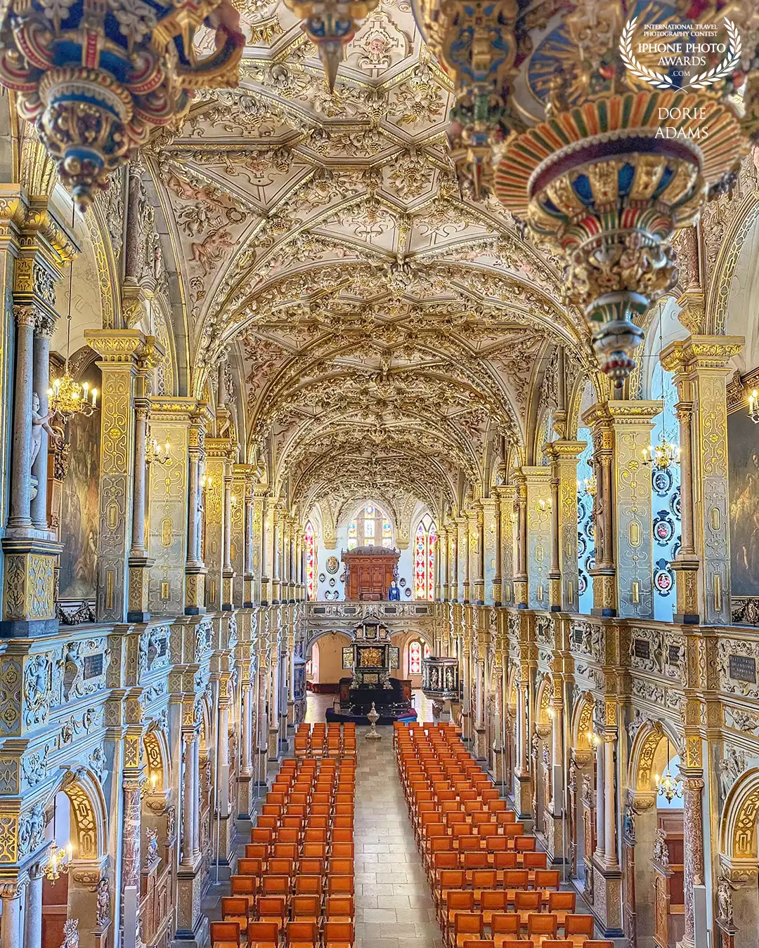 This the the intricate interior of the chapel of Fredericksborg Castle<br />
Location: Hillerod, Denmark <br />
Device: iPhone 16Pro